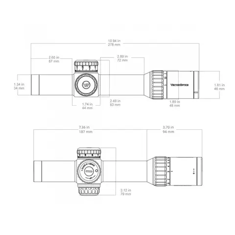 Vector Optics Continental X10 1-10х28 ED RAR-C (SCFF-62)