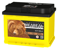 Тюменский медведь 6CT- 55 аккумулятор