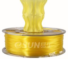 Катушка пластика PLA Glass eSun 1.75 мм 1 кг., желтый прозрачный (PLA175GLY1)