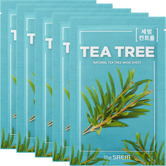 Тканевая маска с экстрактом чайного дерева THE SAEM Natural Tea Tree Mask Sheet