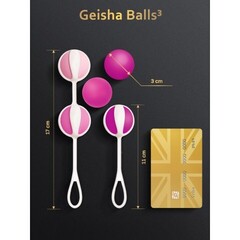 Вагинальные шарики Geisha Balls 3, 17х3 см