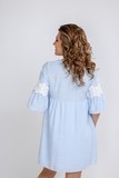 Платье для беременных 09587 светло-голубой