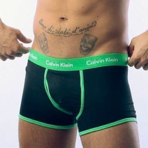 Мужские трусы боксеры Calvin Klein 365 Black Green