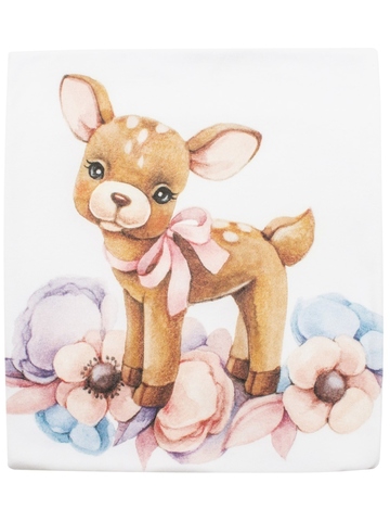 Плед с принтом "Олененок"