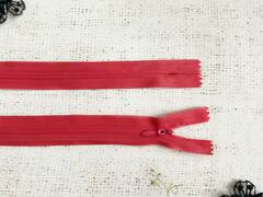 Молнии потайные, L 40 см, коралл