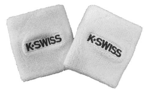 Теннисные напульсники K-Swiss Wristband - white/brunner blue