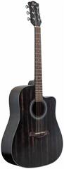 FLIGHT D-155C MAH BK - Гитара акустическая шестиструнная