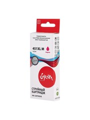 Струйный картридж Sakura 6474B001 (451XL M) для Canon PIXMA MG5440, 5540, 6340, 6440, 7140; MX924; iP7240, водорастворимый тип чернил, пурпурный, 10,2 мл., 660 к.