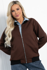 Бомбер Эшли (шоколад) Б12777-41М LT Collection