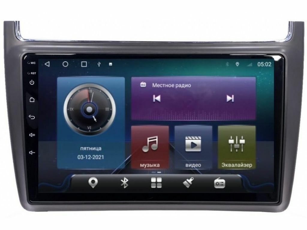 Магнитола для Volkswagen Polo (2010-2020) Android 10 модель CB-2212TS10  купить в интернет магазине CarraBass.ru