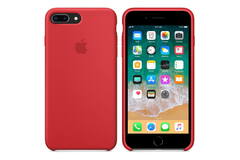 Чехол для телефона Apple iPhone 8 Plus Silicone Case - Red (MQH12ZM/A)