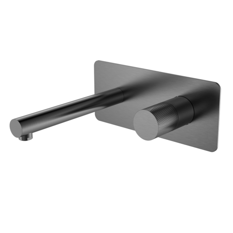 Boheme Stick 125-GM.2 Смеситель для раковины встраиваемый, цвет: вороненая сталь, gunmetal, серый