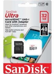 Карта памяти SANDISK MicroSDXC UHS-I 64GB Class 10 до 100MB/s