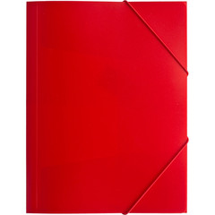 Папка на резинке Attache Economy A4 пластиковая красная (0.45 мм, до 200 листов)