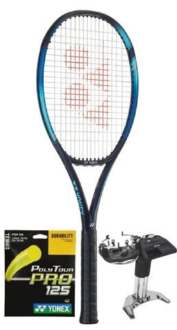 Теннисная ракетка Yonex New EZONE 98 Tour (315g) - sky blue  + струны + натяжка