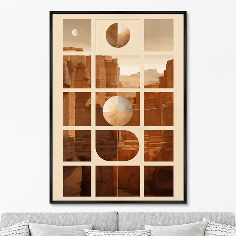 ArtNoMore - Репродукция картины на холсте Retro looms, No 1, 2024г.