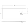 BelBagno TRAY-MR-UNO-AH-180/80-35-W TRAY-MR-UNO-AH-180/80-35-W Поддон из искусственного мрамора