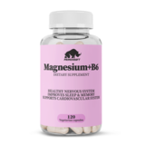 Магний Б6, Magnesium+B6, Prime Kraft, 120 вегетарианских капсул 1