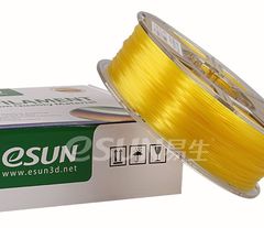 Катушка пластика PLA Glass eSun 1.75 мм 1 кг., желтый прозрачный (PLA175GLY1)