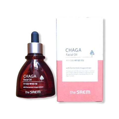 the SAEM CHAGA Facial Oil 30ml