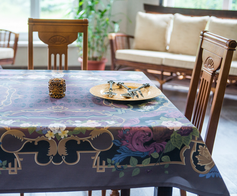 Скатерть 140x180 Blonder Home Expensive бордовая