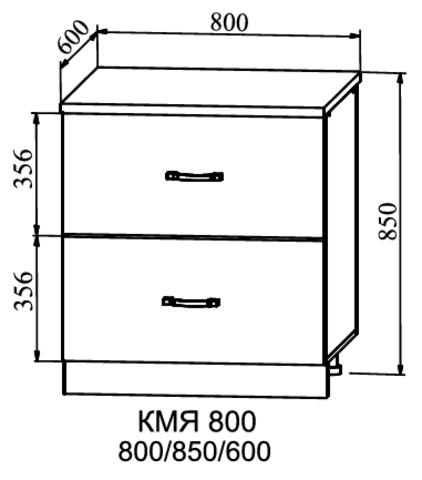 Кухня Арка метабоксы КМЯ 800