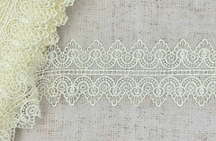 Кружево плетёное, ш. 8,5 см, айвори