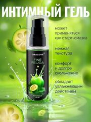 Съедобная смазка на водной основе с ароматом фейхоа - 60 гр. - 