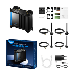 Cudy - Промышленный маршрутизатор с поддержкой Wi-Fi N300 и 4G LTE категории 4 IR04