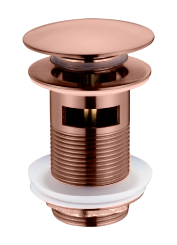 Boheme 612/2-BRB Слив для раковины, автомат(клик-клак) BRUSHED BRONZE c переливом
