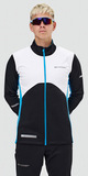 Элитная лыжная куртка Nordski Pro 2.0 White/Black/Light Blue мужская