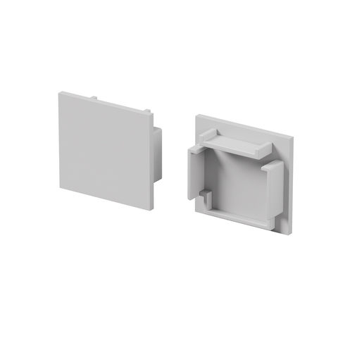 Комплект заглушек Maytoni (для профиля 25×22) 2 шт., ALM-2522-S-EC 642065