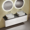 Sancos TT160A1 Столешница без отверстия под смеситель, 160x46, цвет: black sky