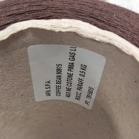 Хлопок мерсеризованный IAFIL 40/3 кофе