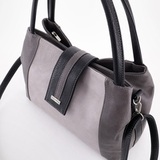 Сумка Саломея 333 мульти итальянский серо-черный