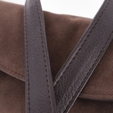 Сумка Саломея 503 эко-замша шоколад