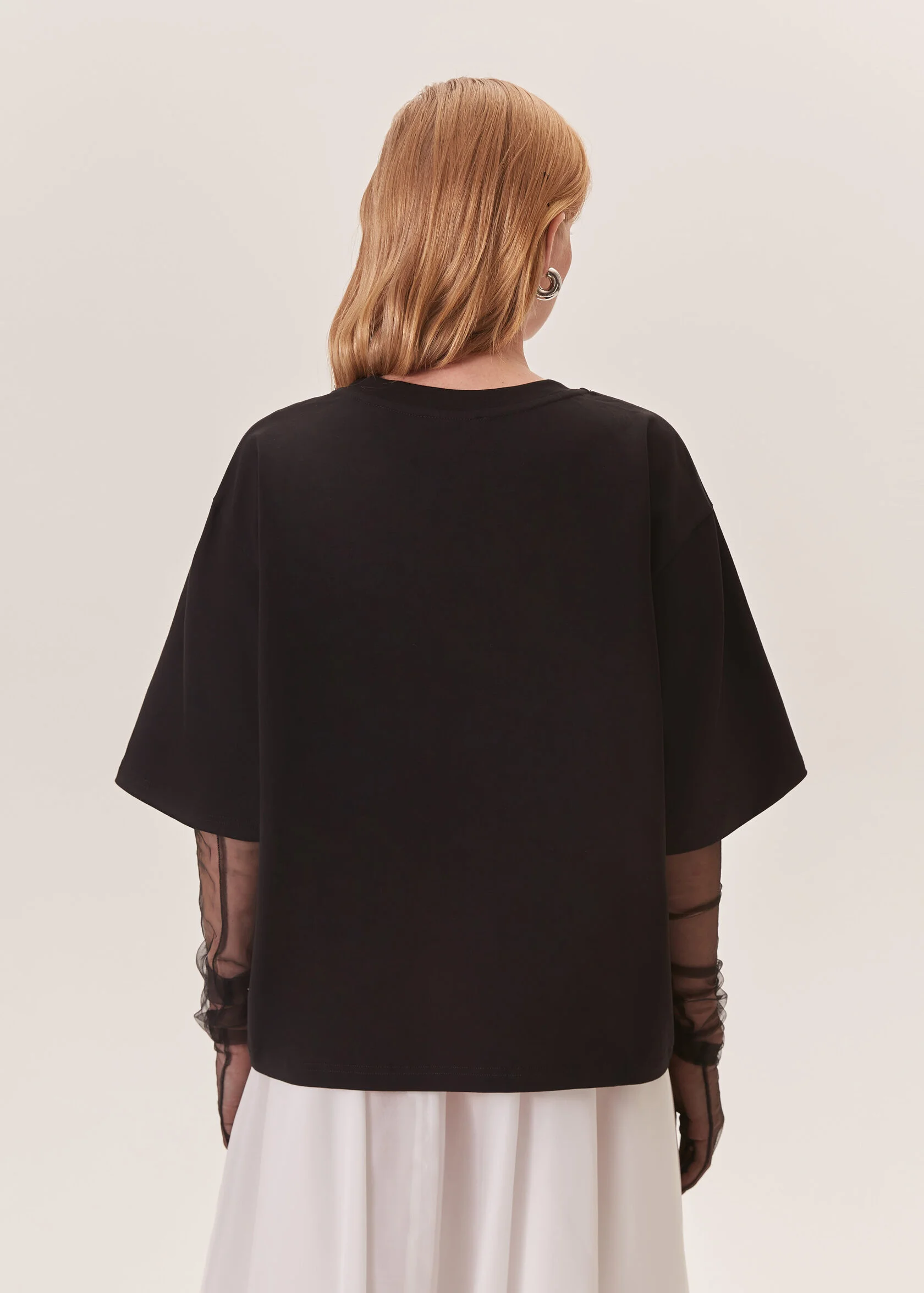 Футболка COOL CAT черного цвета