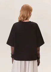 Футболка COOL CAT черного цвета