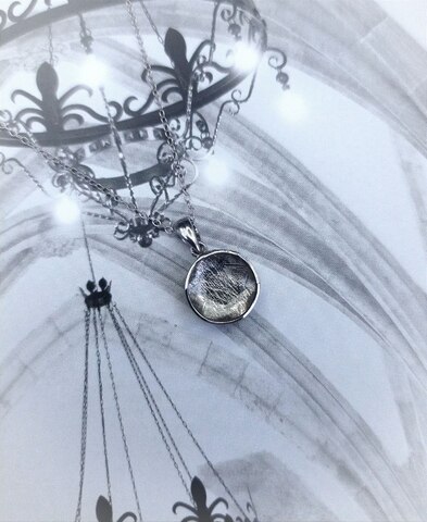 Кулон малый с метеоритом Муонионалуста