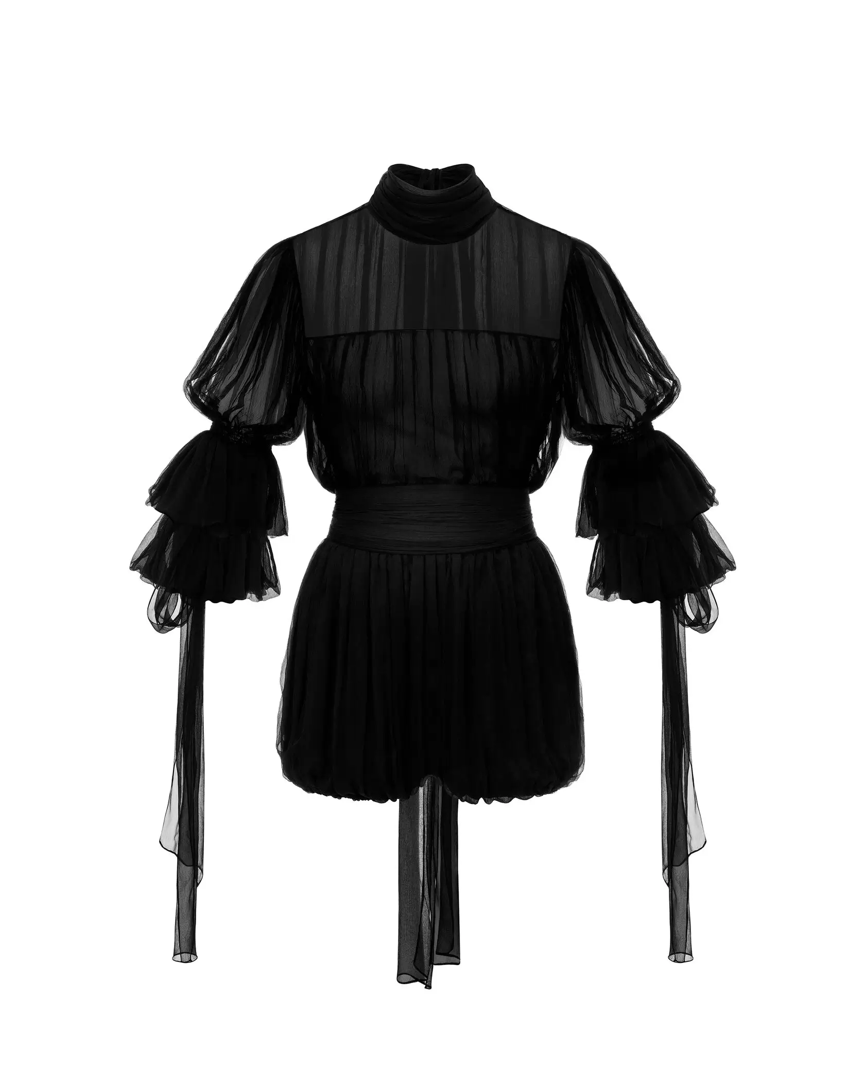 Комбинезон ночная вуаль, Черный