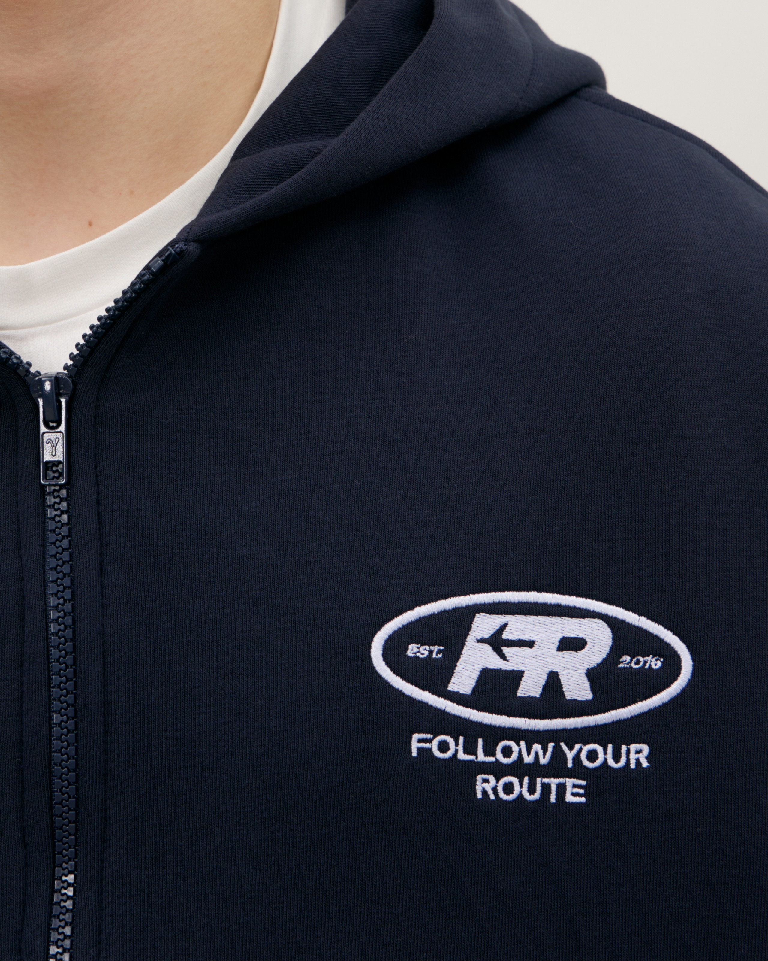 Худи ZIP MAN OVER, синее