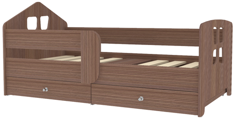 Кровать КарИВи Домик Бабочка Бодего Темный