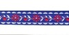 Тесьма жаккард, 8973, ш. 1,8 см, синий