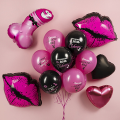 К Фигура, Мистер Пи-Пи в бабочке, Фуксия, 32''/81 см, 1 шт.