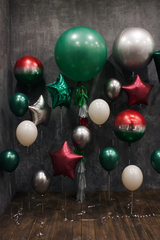 Сет гелиевых шаров Новогодняя звезда