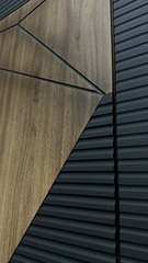 Входная металлическая дверь с зеркалом Континент 075 Зеркало 3D Черный кварц