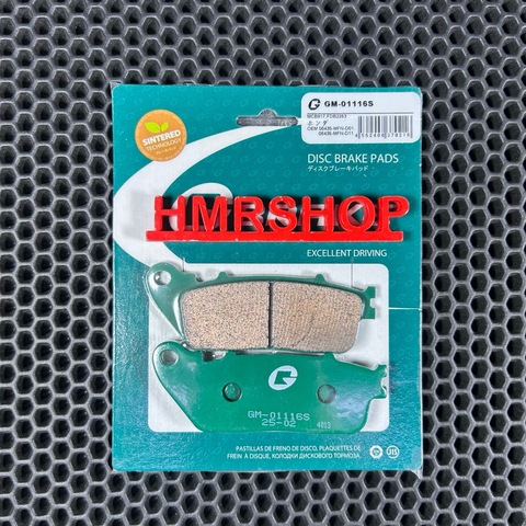 G-brake Колодки тормозные задние GM01116S