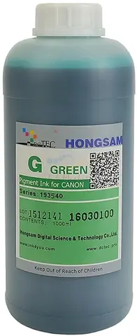 Чернила DCTec iPF6400/iPF8400 Green (G) 1000мл пигмент (серия 193540)