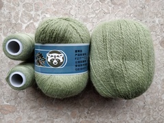 Полынь, арт. 53, пух норки синяя этикетка