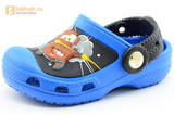 Сабо Крокс (Crocs) пляжные шлепанцы кроксы для мальчиков, цвет синий. Изображение 1 из 12.